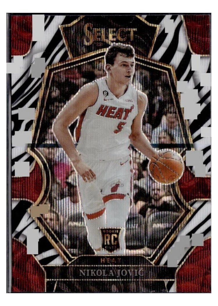 2022-23 Panini Select Base Set Nikola Jovic #170 card