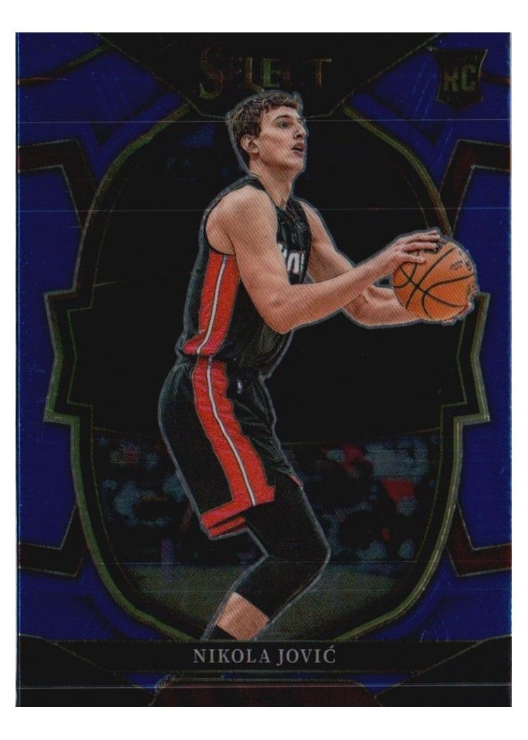 2022 Panini Select Nikola Jovic Blue Retail #91 card