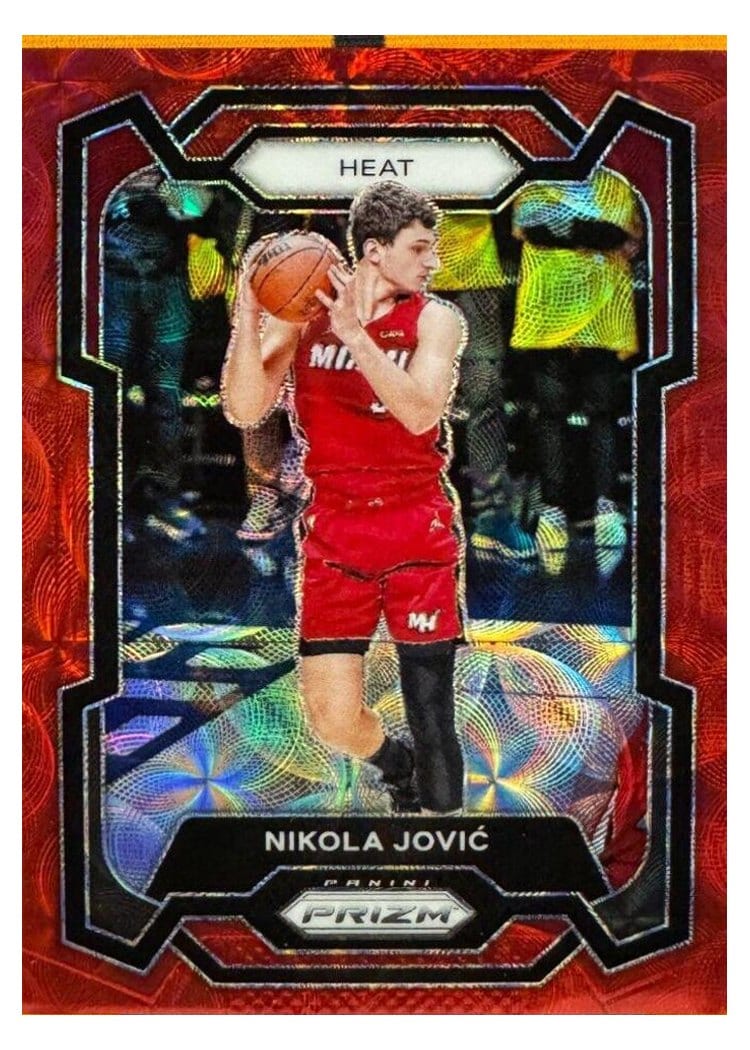 2023-24 Panini Prizm Base Set Nikola Jovic #121 card