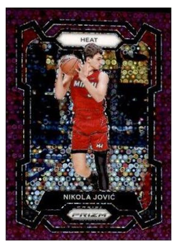 2023-24 Panini Prizm Base Set Nikola Jovic #121 card