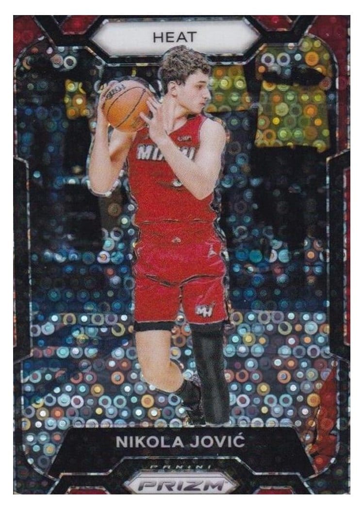 2023-24 Panini Prizm Base Set Nikola Jovic #121 card