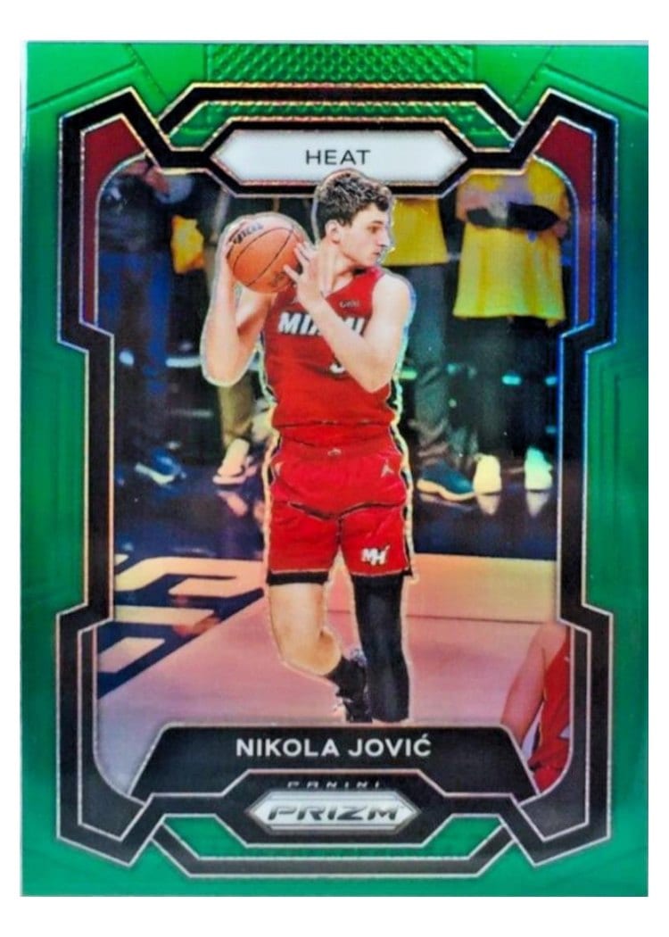 2023-24 Panini Prizm Base Set Nikola Jovic #121 card
