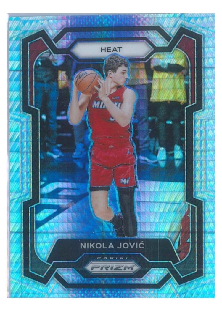 2023-24 Panini Prizm Base Set Nikola Jovic #121 card