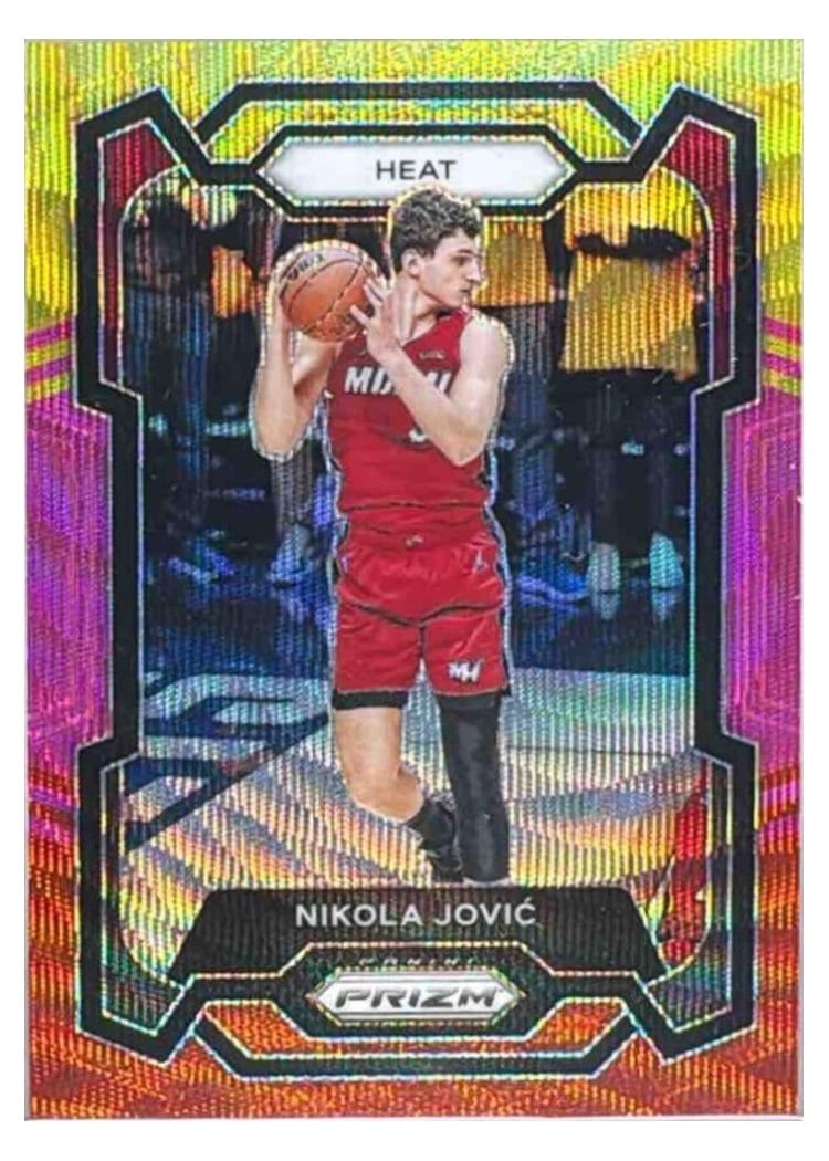 2023-24 Panini Prizm Base Set Nikola Jovic #121 card