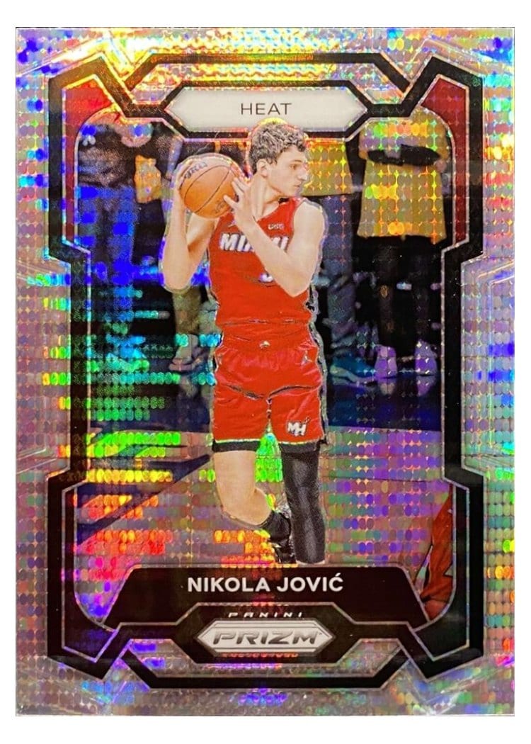 2023-24 Panini Prizm Base Set Nikola Jovic #121 card