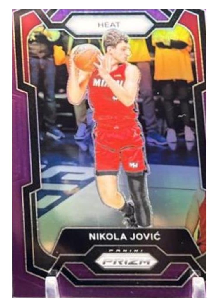 2023-24 Panini Prizm Base Set Nikola Jovic #121 card