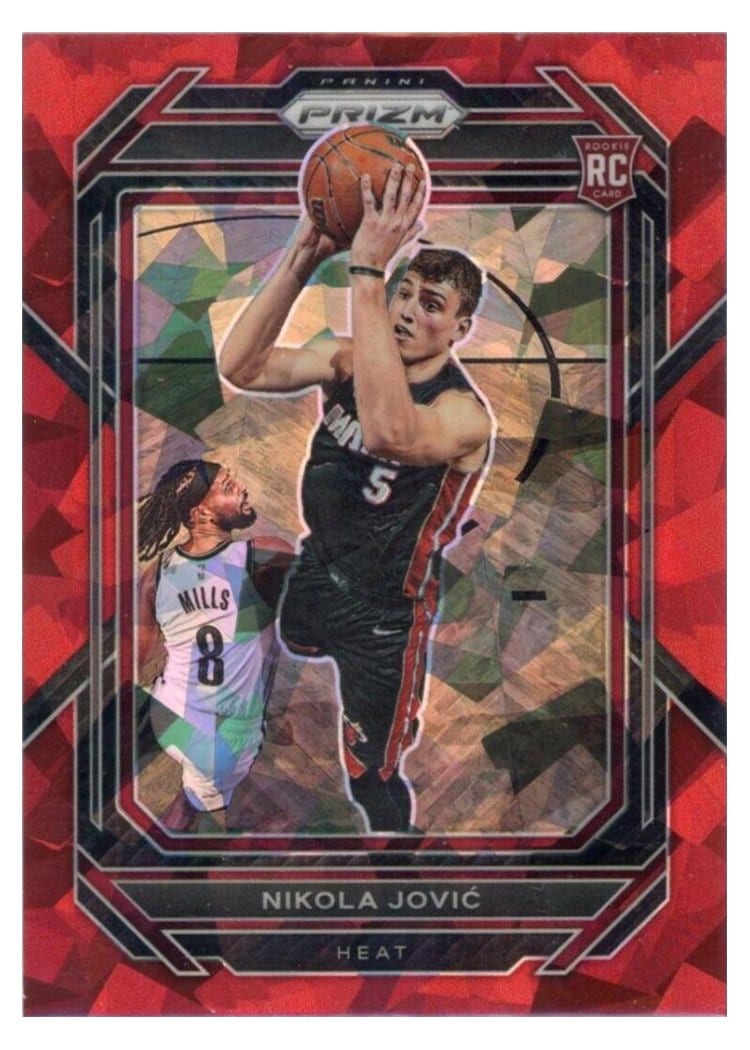 2023-24 Panini Prizm Base Set Nikola Jovic #121 card
