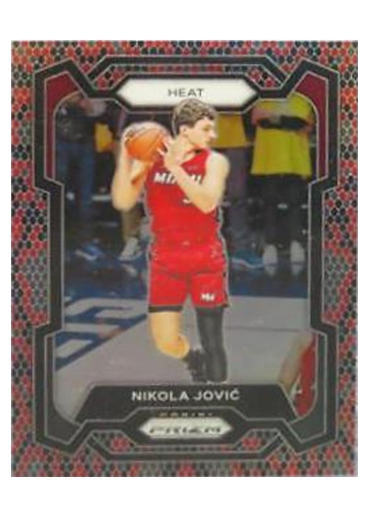 2023-24 Panini Prizm Base Set Nikola Jovic #121 card
