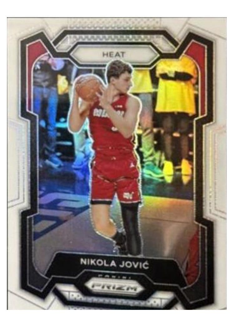 2023-24 Panini Prizm Base Set Nikola Jovic #121 card