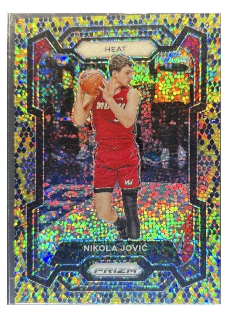 2023-24 Panini Prizm Base Set Nikola Jovic #121 card