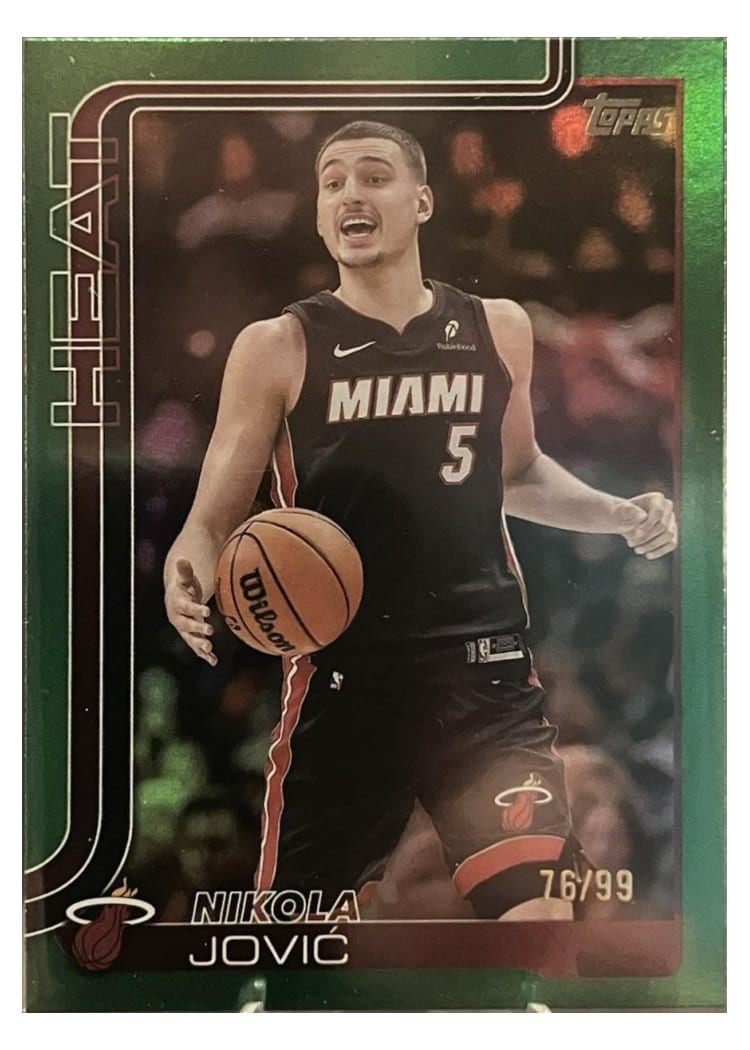 2025-26 Topps Base Set Nikola Jović #76 card