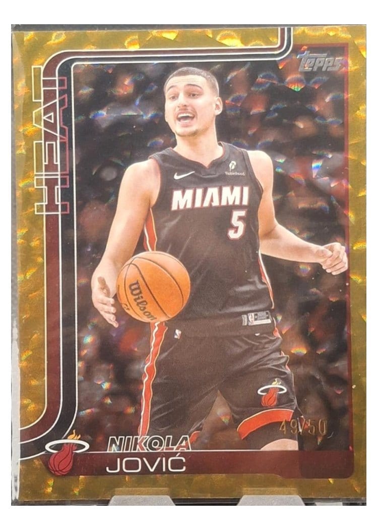 2025-26 Topps Base Set Nikola Jović #76 card