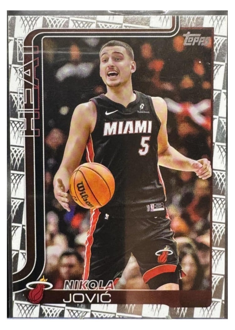 2025-26 Topps Base Set Nikola Jović Season Tip-Off #76 card