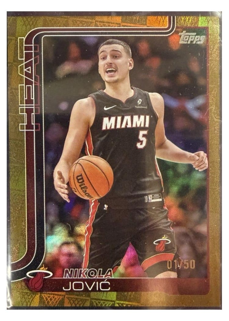 2025-26 Topps Base Set Nikola Jović #76 card