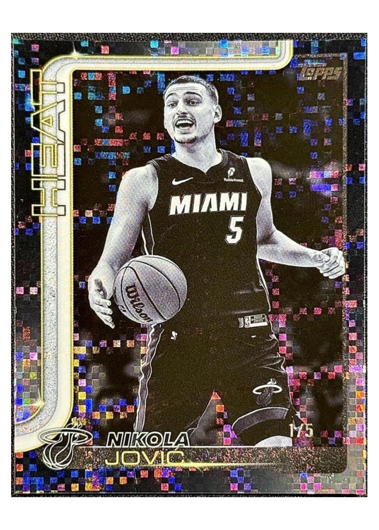 2025-26 Topps Base Set Nikola Jović #76 card