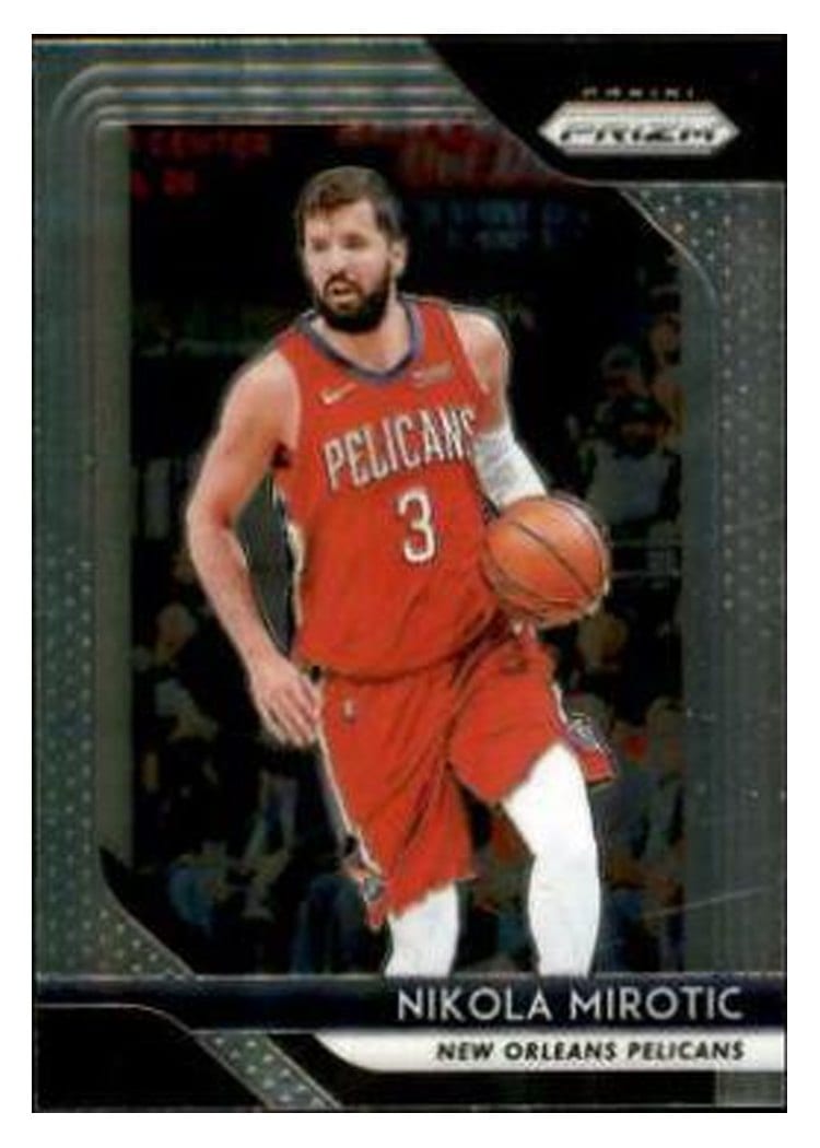 2018-19 Panini Prizm Base Set Nikola Mirotic #157 card