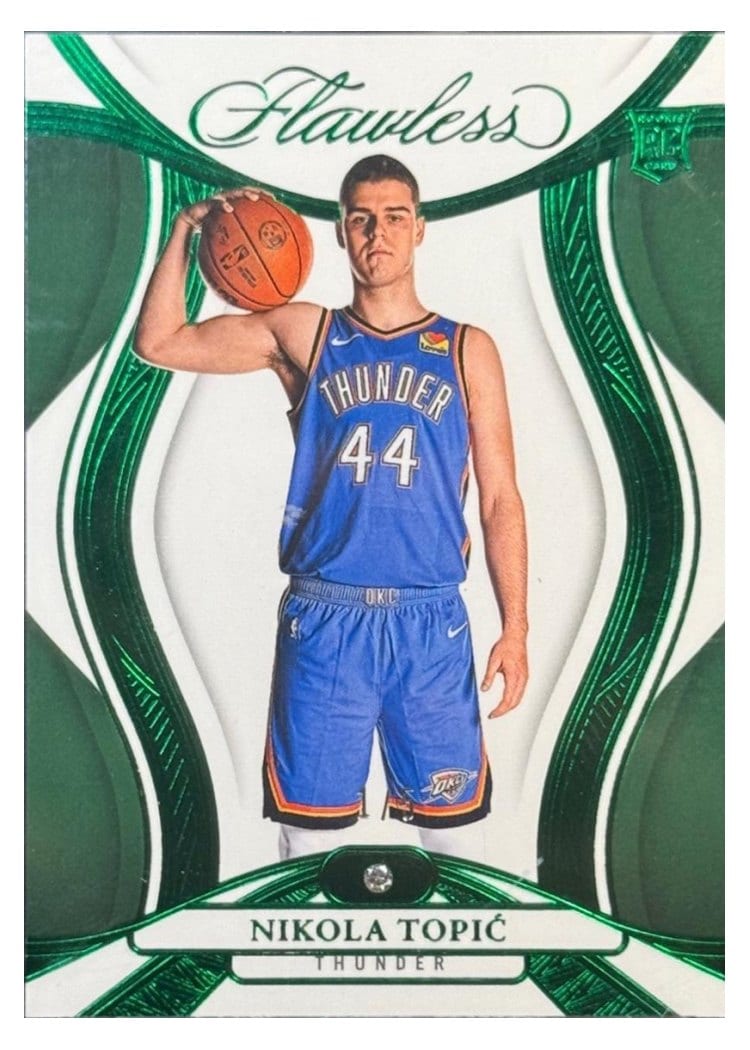 2024-25 Panini Flawless Base Gems Nikola Topic #75 card