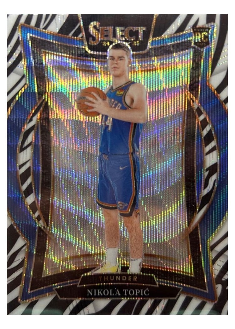 2024-25 Panini Select Base Set Nikola Topic #89 card