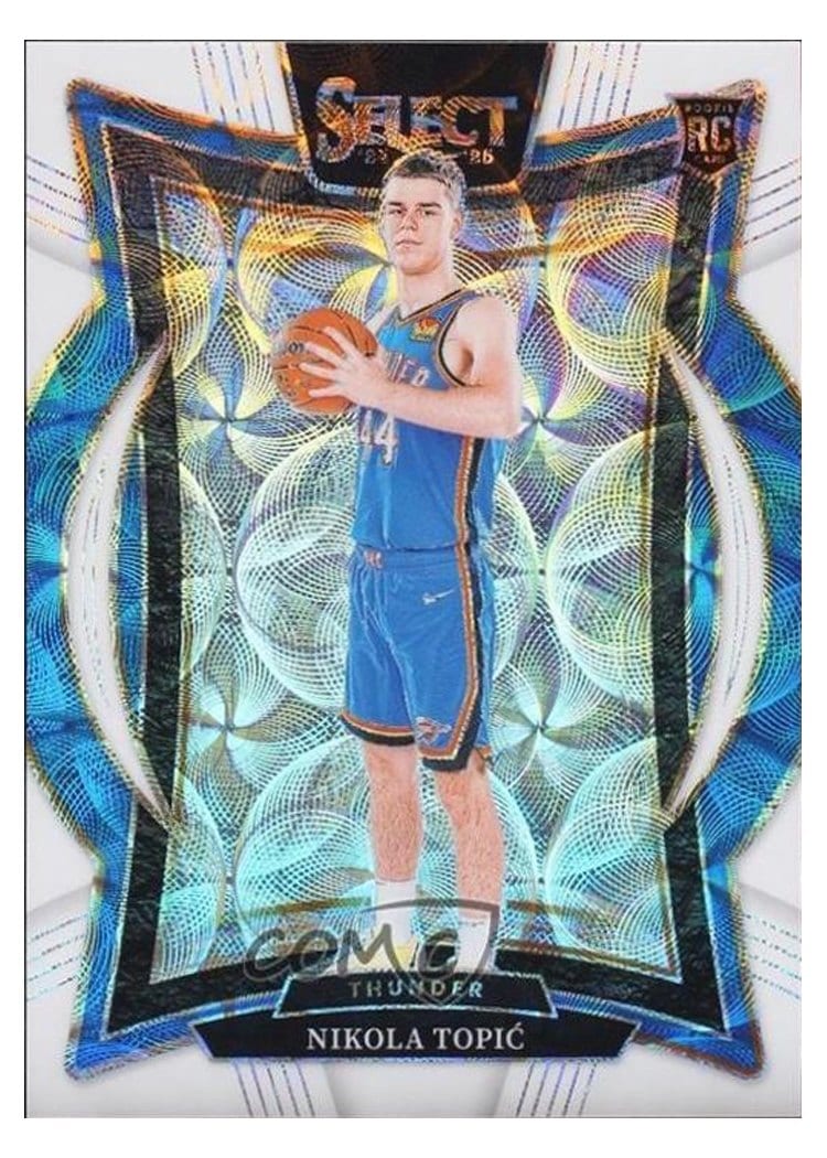 2024-25 Panini Select Base Set Nikola Topic #89 card