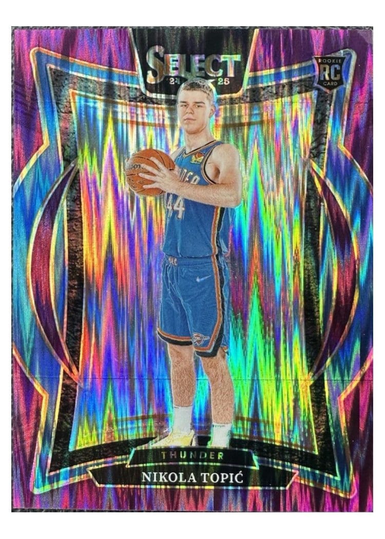 2024-25 Panini Select Base Set Nikola Topic #89 card
