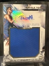 2024-25 Topps Inception Rookie Jumbo Relic Autographs Nikola Topić #RJR-NT card