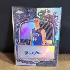 2025-26 Topps Chrome Signature Style Nikola Topić #SS-NT card