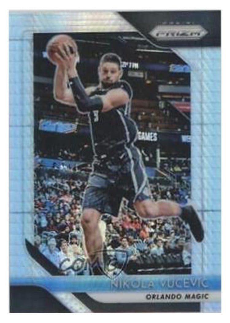 2018-19 Panini Prizm Base Set Nikola Vucevic #169 card