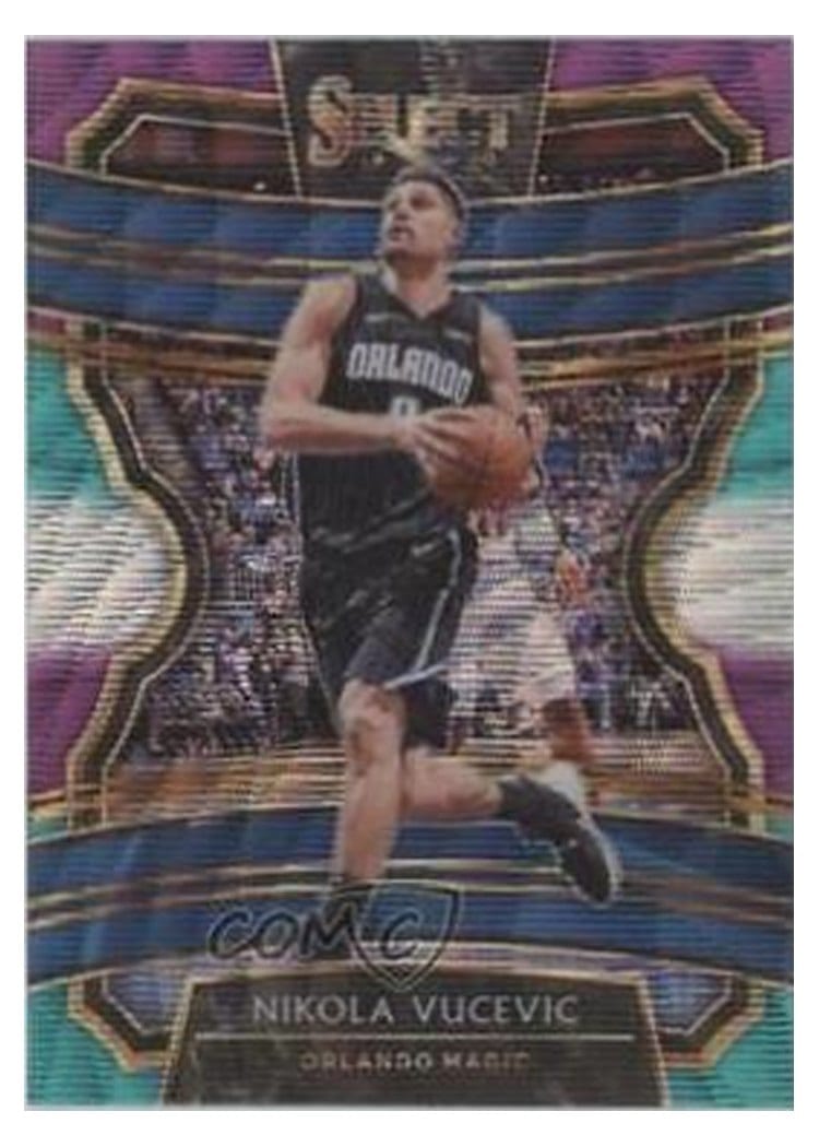 2019-20 Panini Select Base Set Nikola Vucevic Tri Color Prizm #79 card