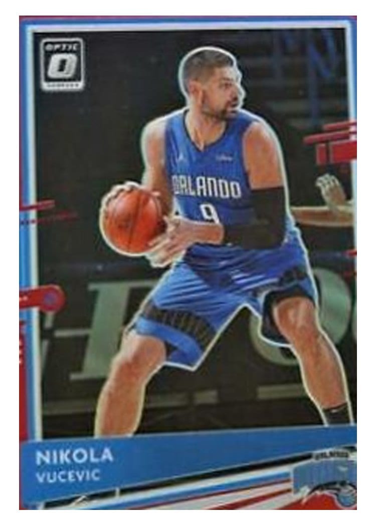 2020-21 Donruss Optic Base Set Nikola Vucevic Red #130 card