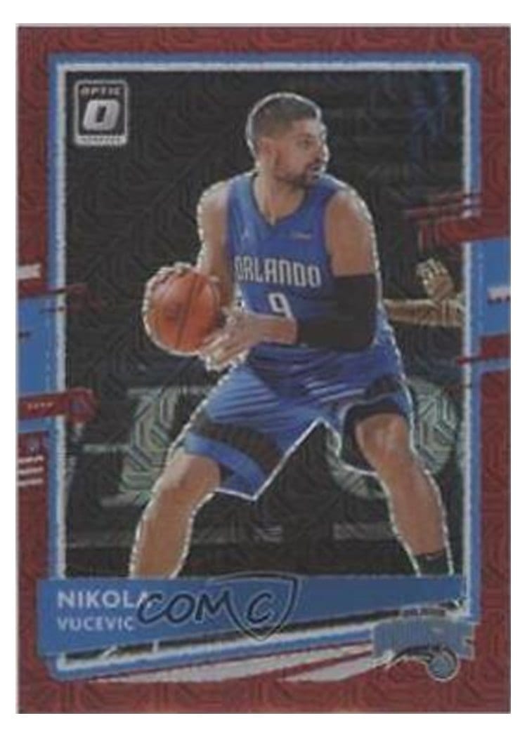 2020-21 Donruss Optic Base Set Nikola Vucevic Choice Red #130 card