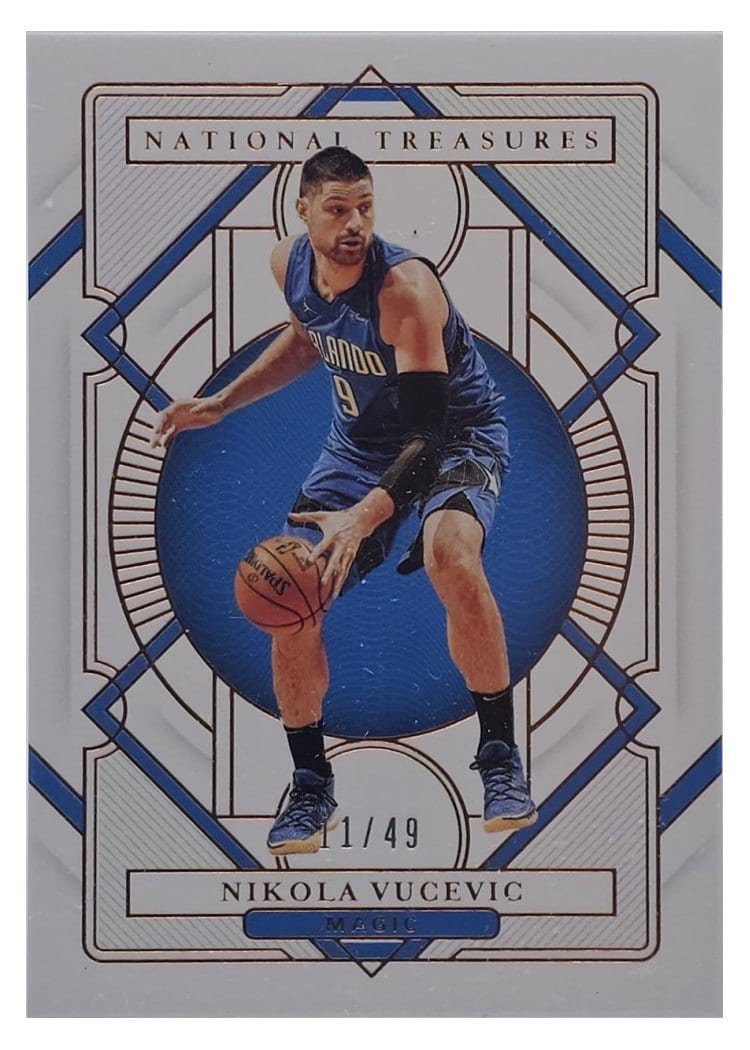 2020-21 Panini National Treasures Base Set Nikola Vucevic #68 card