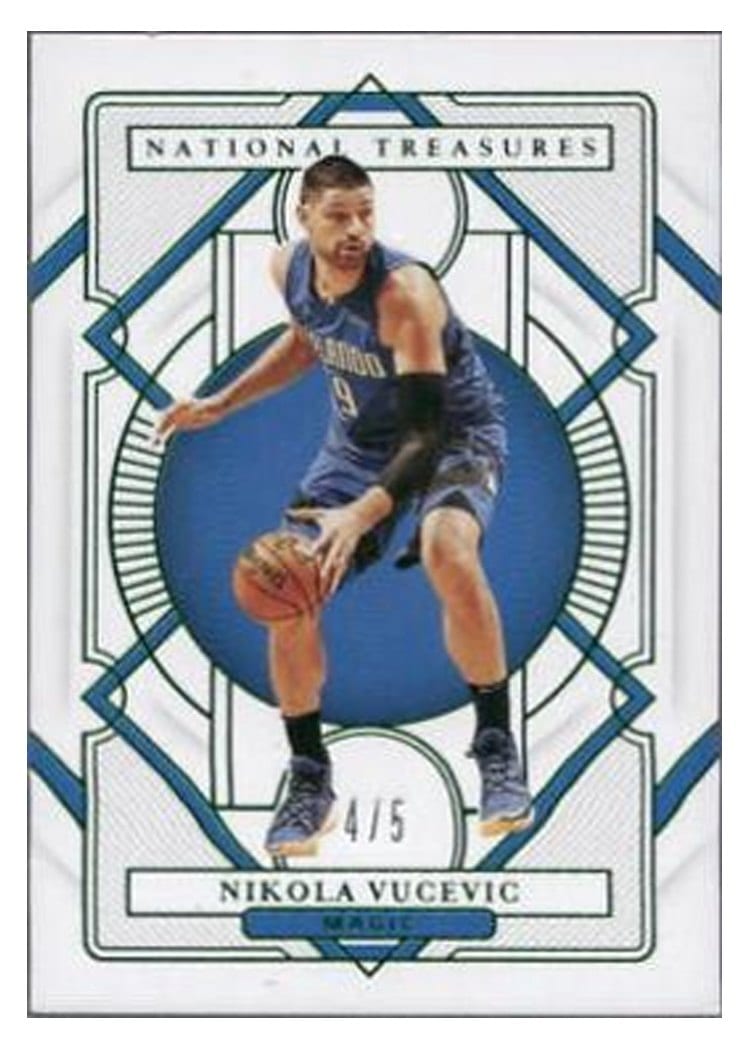 2020-21 Panini National Treasures Base Set Nikola Vucevic #68 card