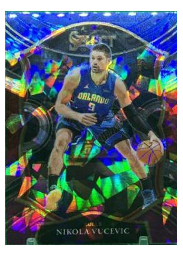 2020-21 Panini Select Base Set Nikola Vucevic Blue White Purple Ice #20 card