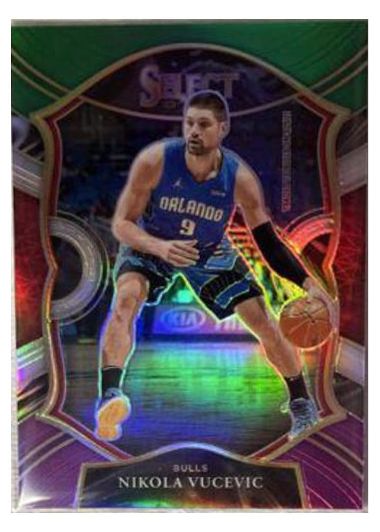 2020-21 Panini Select Base Set Nikola Vucevic Green White Purple #20 card