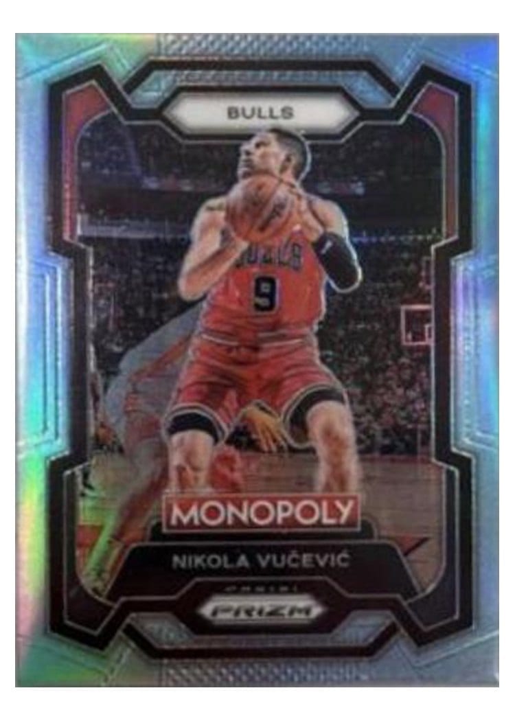 2023-24 Panini Prizm Monopoly Base Set Nikola Vucevic Light Blue #18 card