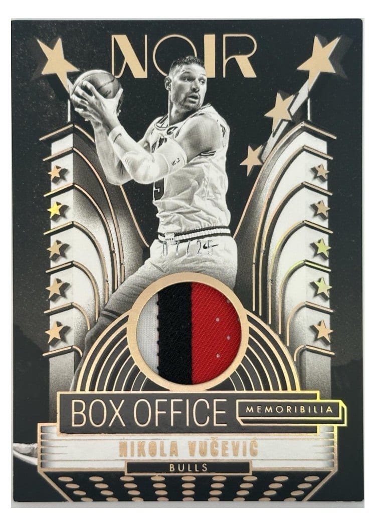 2024-25 Panini Noir Box Office Memorabilia Set Nikola Vucevic #16 card