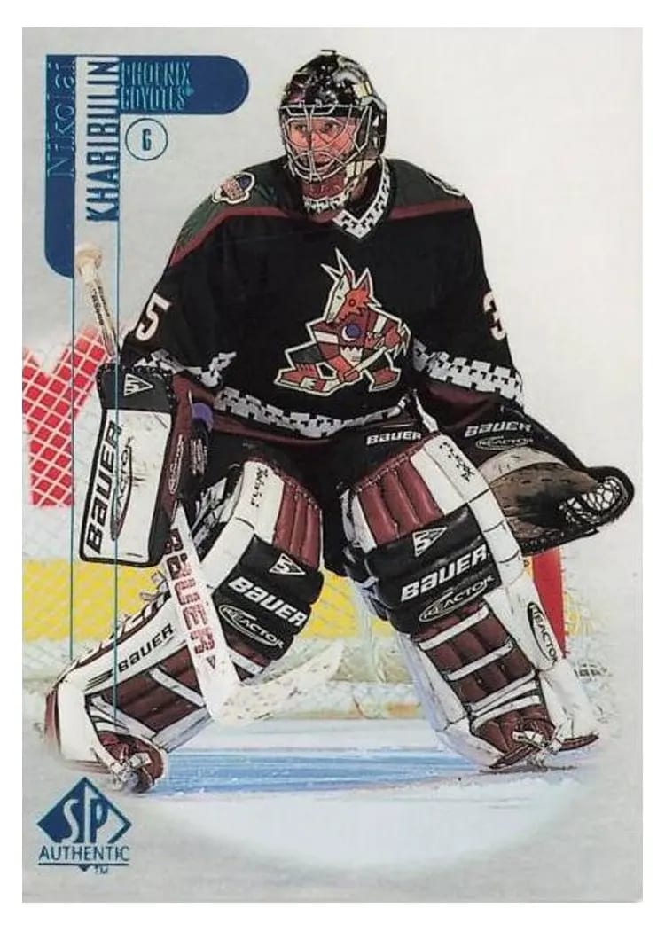 1998 SP Authentic Nikolai Khabibulin #67 card