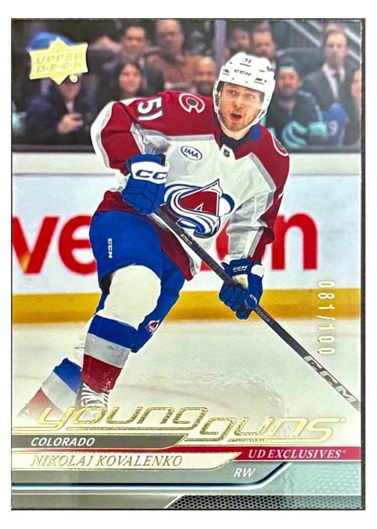 2024-25 Upper Deck Base Set Nikolai Kovalenko #466 card