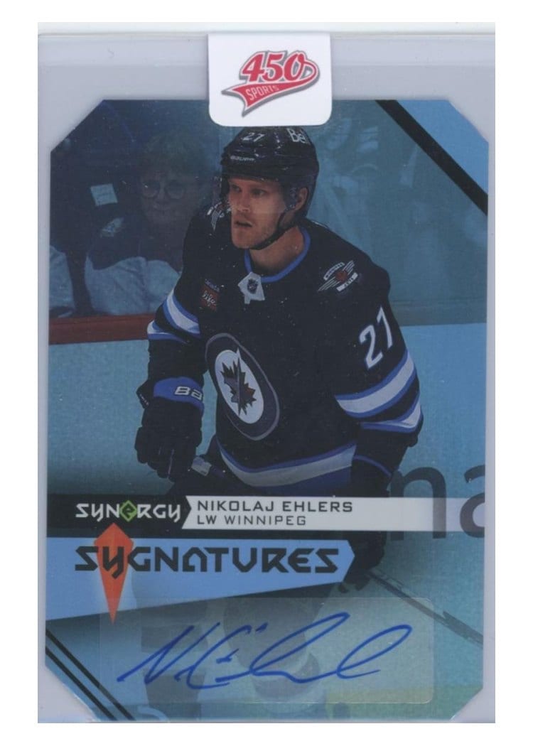 2023-24 Upper Deck Synergy Sygnatures Nikolaj Ehlers #S-NE card