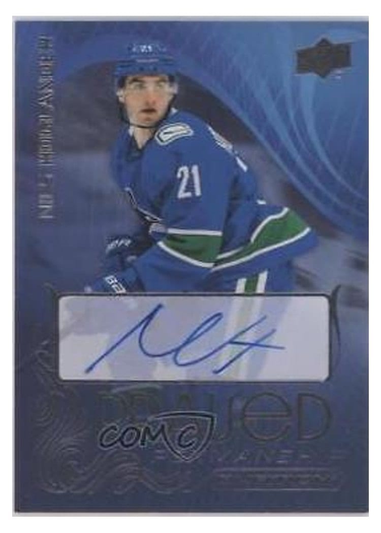 2021-22 Upper Deck Ovation Praised Penmanship Nils Hoglander #PP-NH card