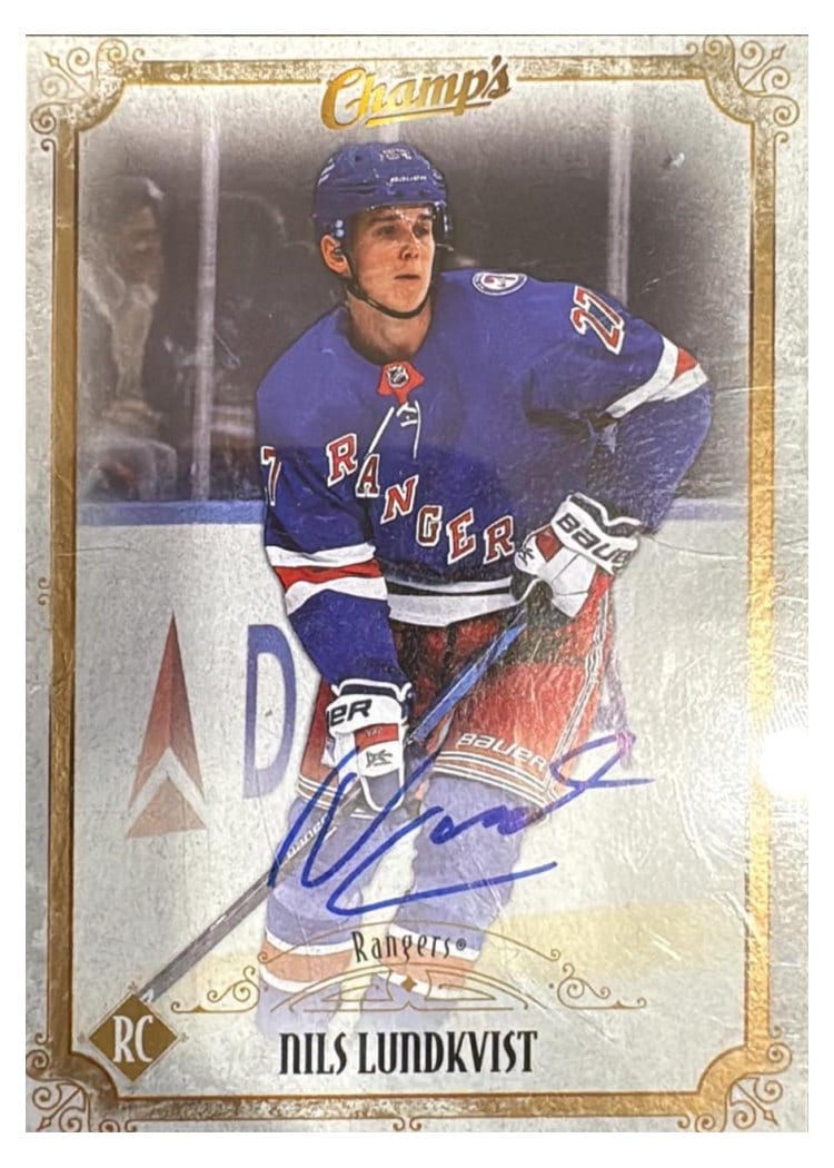2021-22 SP Authentic Chirography Nils Lundkvist #C-NL card