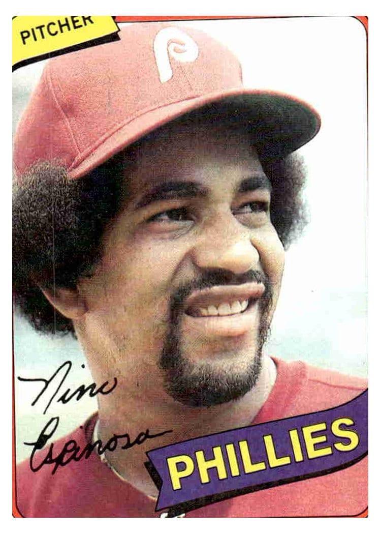 1980 Topps Base Set Nino Espinosa #447 card
