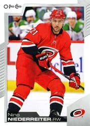 2020-21 O-Pee-Chee Base Set Nino Niederreiter #361 card