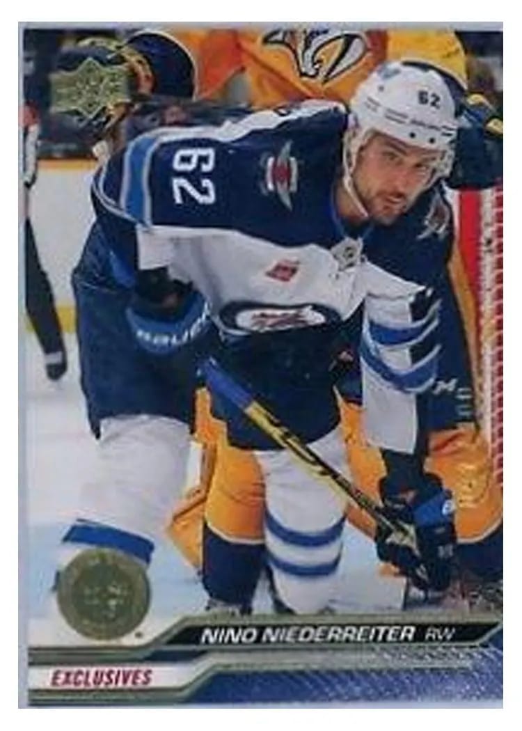 2023-24 Upper Deck Base Set Nino Niederreiter #444 card