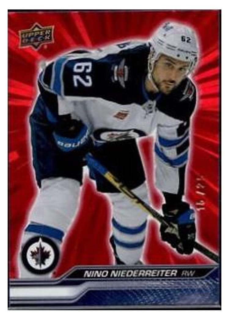 2023-24 Upper Deck Base Set Nino Niederreiter #444 card