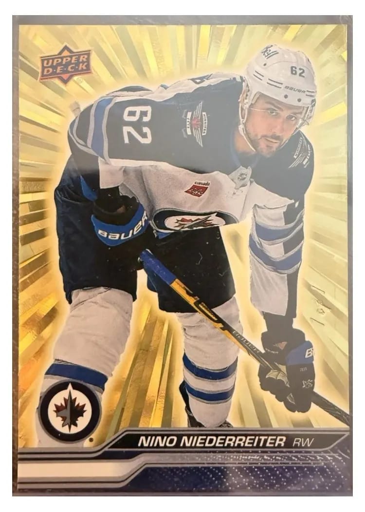 2023-24 Upper Deck Base Set Nino Niederreiter #444 card