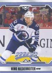 2024-25 Upper Deck MVP Base Set Nino Niederreiter #144 card