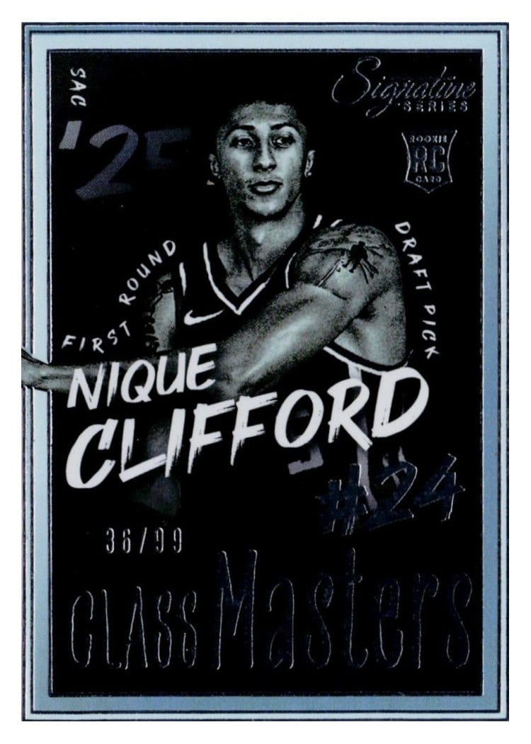 2025-26 Panini Signature Series Class Masters Nique Clifford #15 card