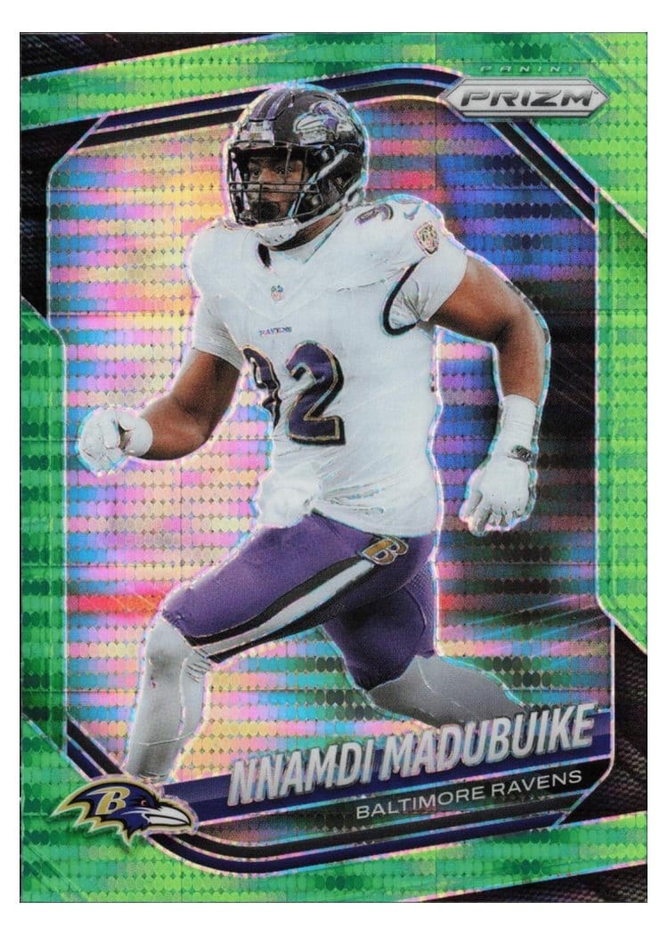 2025 Panini Prizm Base Set Nnamdi Madubuike #22 card