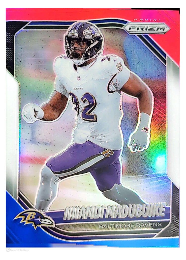 2025 Panini Prizm Base Set Nnamdi Madubuike #22 card